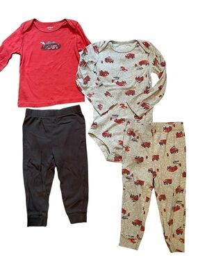 Fire truck PJ Bundle 24mo